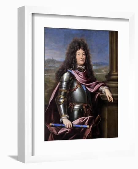 Louis XIV, King of France (1638-171)-Pierre Mignard-Framed Giclee Print