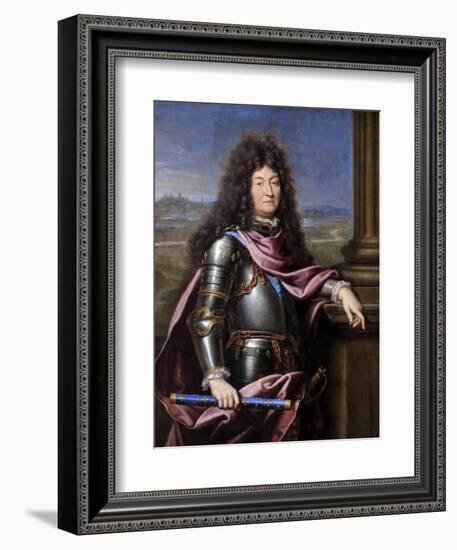 Louis XIV, King of France (1638-171)-Pierre Mignard-Framed Giclee Print