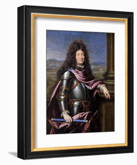 Louis XIV, King of France (1638-171)-Pierre Mignard-Framed Giclee Print