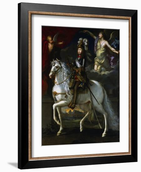 Louis XIV King of France, 1648-Simon Vouet-Framed Giclee Print