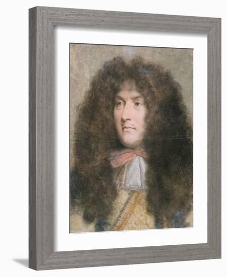 Louis XIV, King of France, C1660-C1670-Charles Le Brun-Framed Giclee Print