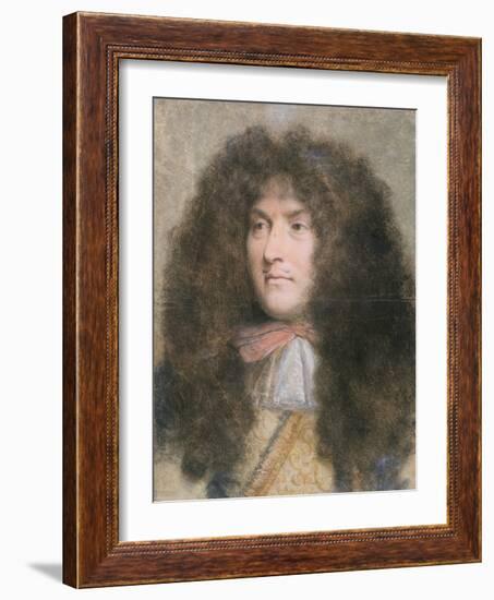 Louis XIV, King of France, C1660-C1670-Charles Le Brun-Framed Giclee Print