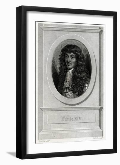 Louis XIV - King of France-null-Framed Art Print