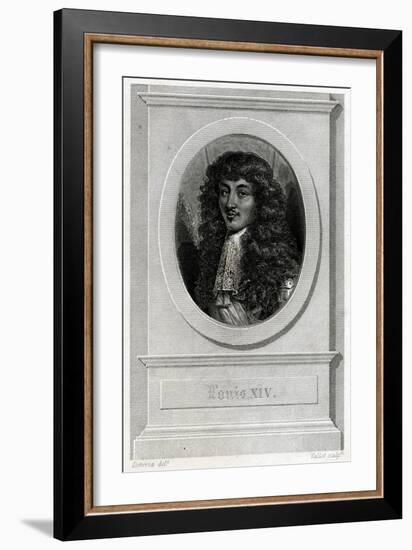 Louis XIV - King of France-null-Framed Art Print