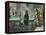 Louis XIV Playing Billiards with His Brother-null-Framed Premier Image Canvas