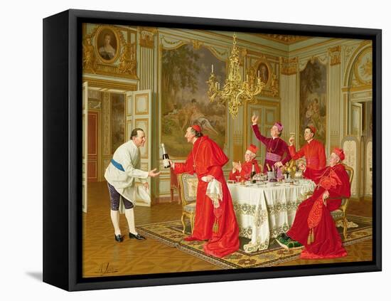 Louis Xiv's Apartments at Versailles, the Chef's Birthday-Andrea Landini-Framed Premier Image Canvas