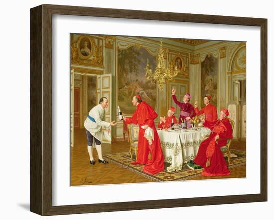 Louis Xiv's Apartments at Versailles, the Chef's Birthday-Andrea Landini-Framed Giclee Print