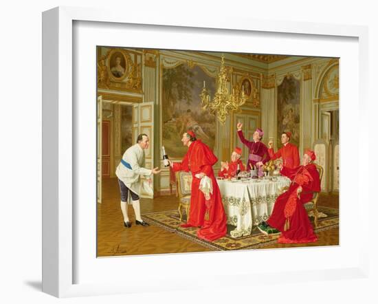 Louis Xiv's Apartments at Versailles, the Chef's Birthday-Andrea Landini-Framed Giclee Print