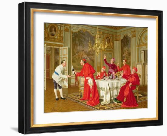 Louis Xiv's Apartments at Versailles, the Chef's Birthday-Andrea Landini-Framed Giclee Print