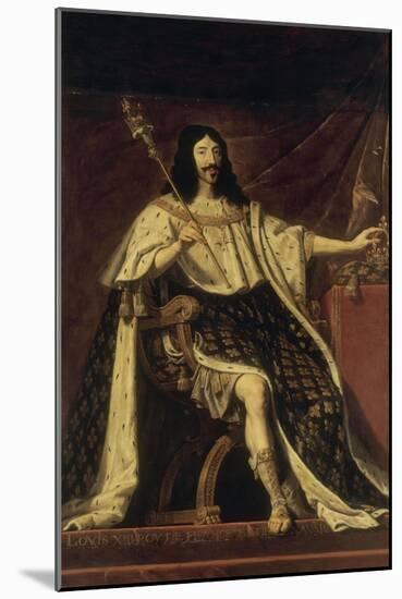 Louis Xlll, roi de France-Philippe De Champaigne-Mounted Giclee Print