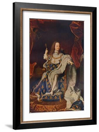 Louis XV (1710-1774) at the Age of Five in the Costume of the Sacre',  c1716û24, (1911)' Giclee Print - Hyacinthe Rigaud | Art.com
