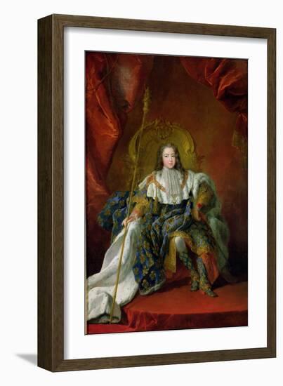 Louis XV 1723-Alexis Simon Belle-Framed Giclee Print