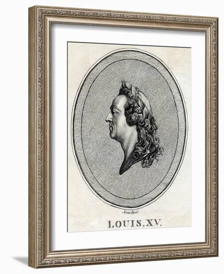 Louis XV - King of France-null-Framed Art Print