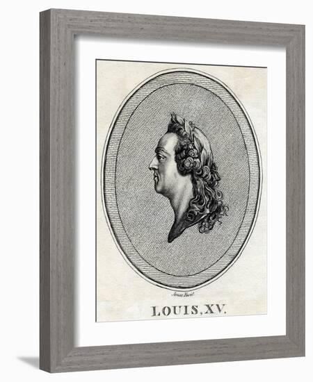 Louis XV - King of France-null-Framed Art Print