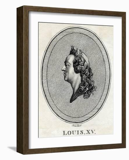 Louis XV - King of France-null-Framed Art Print