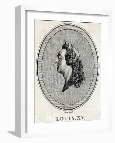 Louis XV - King of France-null-Framed Art Print