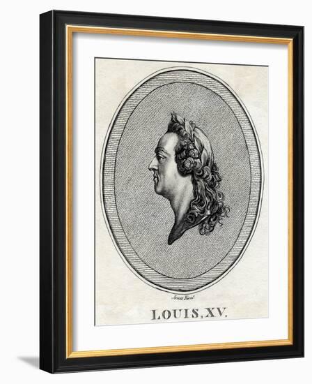 Louis XV - King of France-null-Framed Art Print