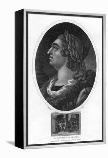 Louis XV, King of France-J Chapman-Framed Premier Image Canvas