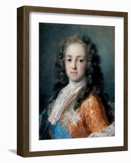 Louis XV of France (1710-177) as Dauphin, 1720-1721-Rosalba Giovanna Carriera-Framed Giclee Print