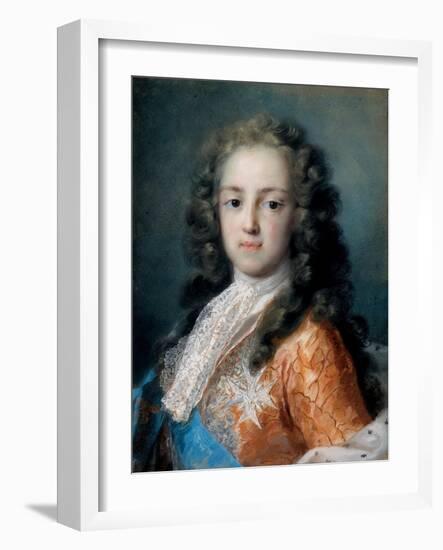 Louis XV of France (1710-177) as Dauphin, 1720-1721-Rosalba Giovanna Carriera-Framed Giclee Print