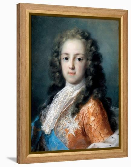 Louis XV of France (1710-1774) as Dauphin - Peinture De Rosalba Giovanna Carriera (1657-1757) - 172-Rosalba Giovanna Carriera-Framed Premier Image Canvas