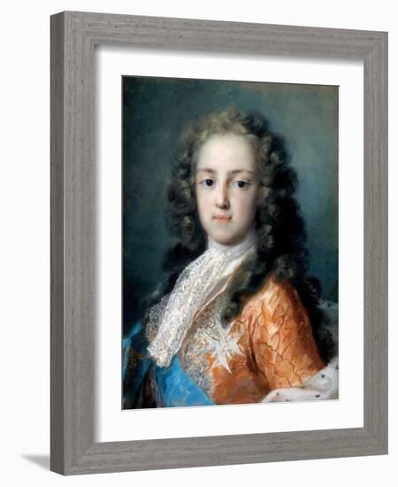 Louis XV of France (1710-1774) as Dauphin - Peinture De Rosalba Giovanna Carriera (1657-1757) - 172-Rosalba Giovanna Carriera-Framed Giclee Print