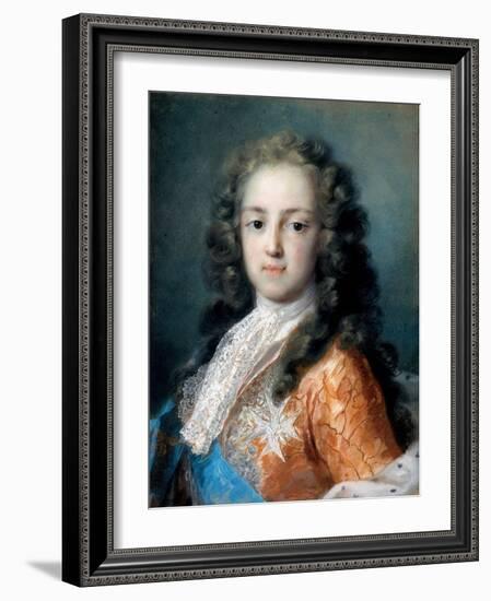 Louis XV of France (1710-1774) as Dauphin - Peinture De Rosalba Giovanna Carriera (1657-1757) - 172-Rosalba Giovanna Carriera-Framed Giclee Print