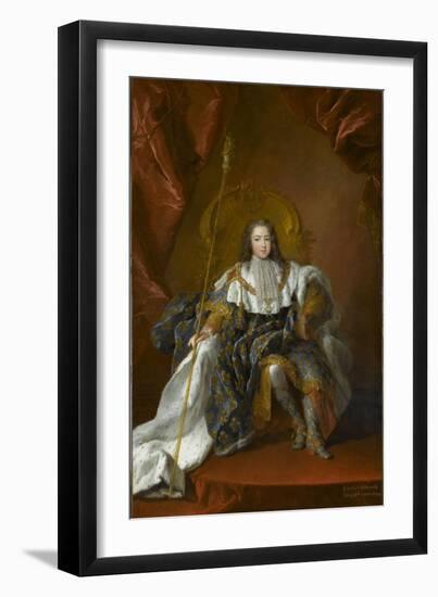 Louis XV, roi de France (1710-1774)-Alexis Simon Belle-Framed Giclee Print