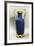 Louis XV Vase, Blue Porcelain, Lapis and Bronze, France-null-Framed Giclee Print