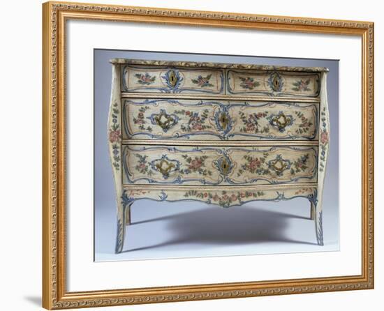 Louis XV-XVI Transition Period Commode-null-Framed Giclee Print