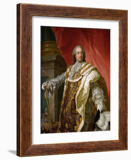 Louis XV-Louis-Michel van Loo-Framed Giclee Print