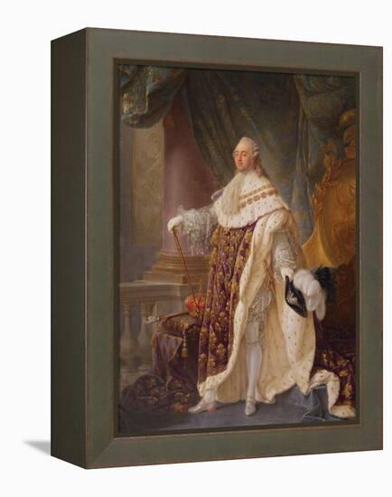 Louis XVI (1754-93)-Antoine Francois Callet-Framed Premier Image Canvas