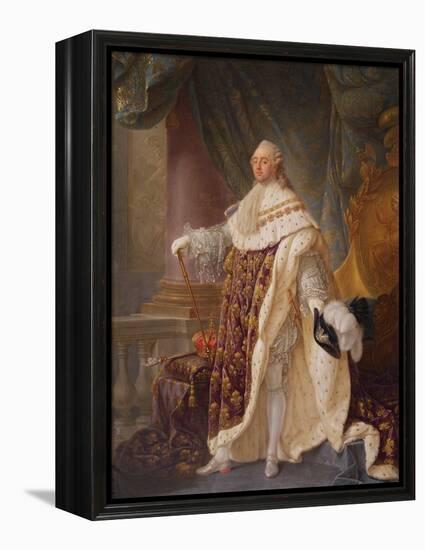 Louis XVI (1754-93)-Antoine Francois Callet-Framed Premier Image Canvas