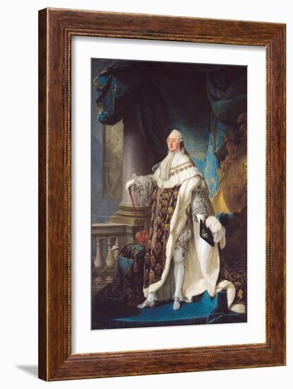 Louis XVI (1754-93)-Antoine Francois Callet-Framed Giclee Print