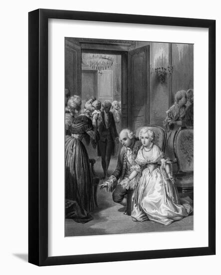 Louis XVI Accedes-Jules David-Framed Art Print