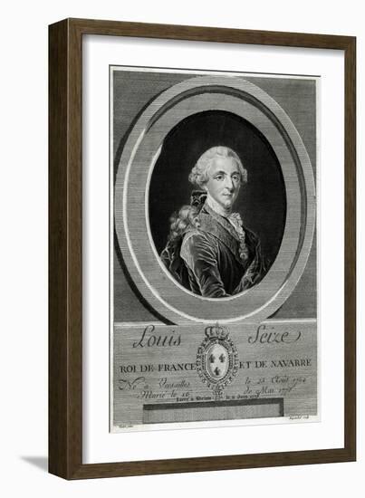 Louis XVI, King of France-null-Framed Art Print