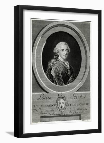 Louis XVI, King of France-null-Framed Art Print