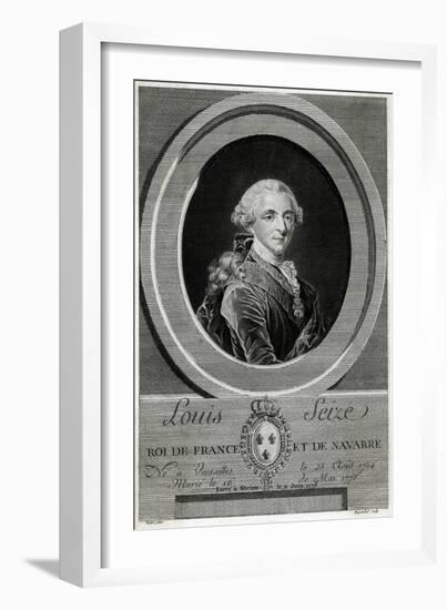 Louis XVI, King of France-null-Framed Art Print