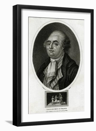 Louis XVI, King of France-null-Framed Art Print