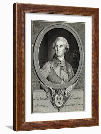 Louis XVI, King of France-Noel le Mire-Framed Art Print