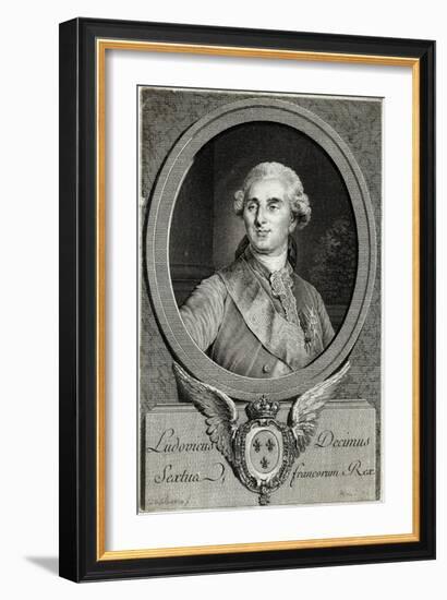 Louis XVI, King of France-Noel le Mire-Framed Art Print