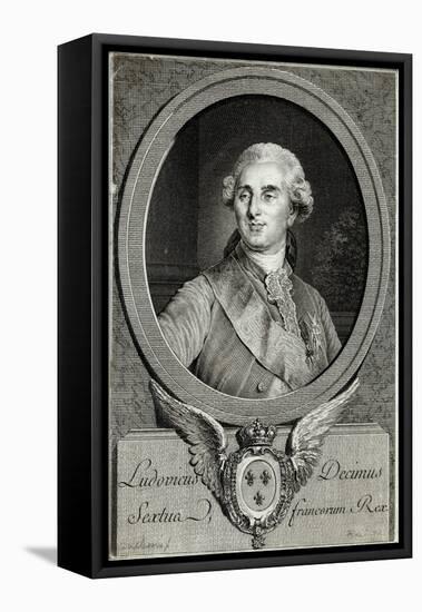 Louis XVI, King of France-Noel le Mire-Framed Stretched Canvas