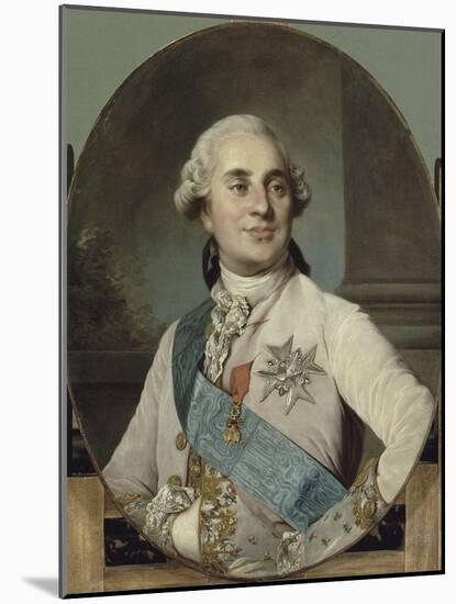 Louis XVI, roi de France et de Navarre (1754-1793) représenté en 1778-Joseph Siffred Duplessis-Mounted Giclee Print