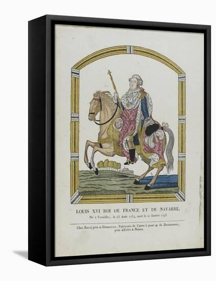 Louis XVI, roi de France et de Navarre-null-Framed Premier Image Canvas