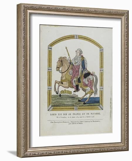 Louis XVI, roi de France et de Navarre-null-Framed Giclee Print