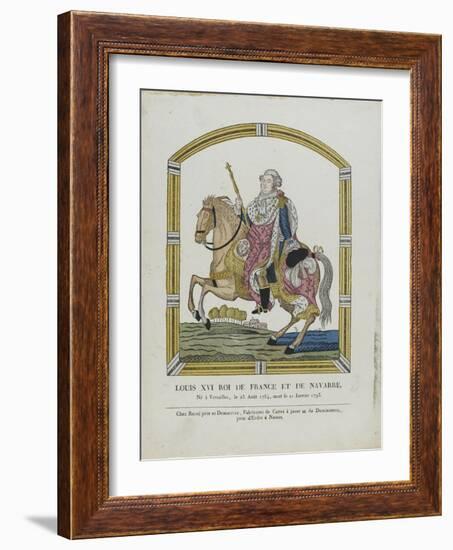 Louis XVI, roi de France et de Navarre-null-Framed Giclee Print