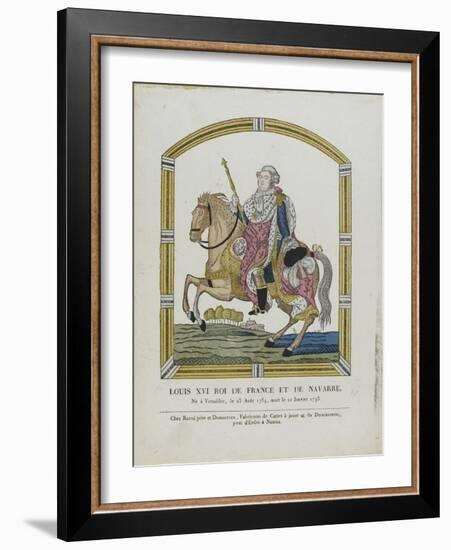 Louis XVI, roi de France et de Navarre-null-Framed Giclee Print