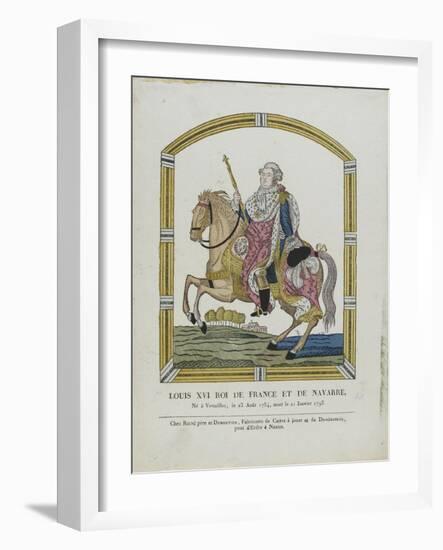 Louis XVI, roi de France et de Navarre-null-Framed Giclee Print