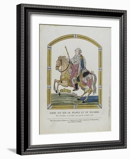 Louis XVI, roi de France et de Navarre-null-Framed Giclee Print