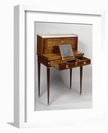 Louis XVI Style Bonheur Du Jour-null-Framed Giclee Print